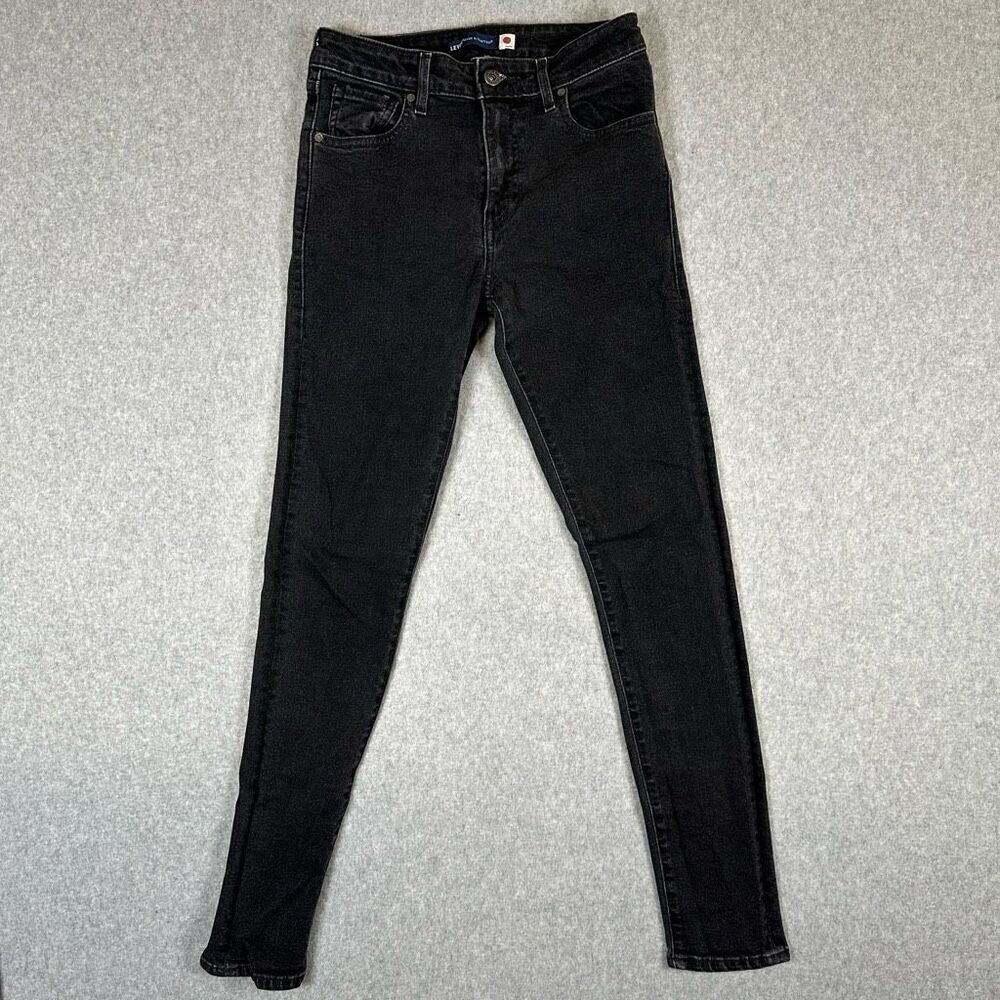 Levis made and crafted 721 Womens Size 26/30 Black High Rise Skinny Denim Jeans